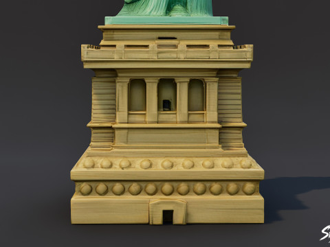 Statue of Liberty 3D Model