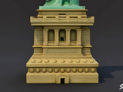 Statue of Liberty 3D Model