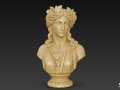 Greek God Dionysus Bust 3Dモデル