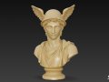 Classical Winged Messenger Bust 3Dモデル