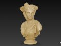 Greek Goddess Artemis Bust 3Dモデル