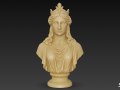 Greek Goddess Hera Bust 3Dモデル