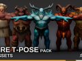 Complete Ogre T-Pose Pack Modelo 3D