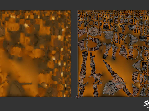 Complete Ogre T-Pose Pack 3D Model