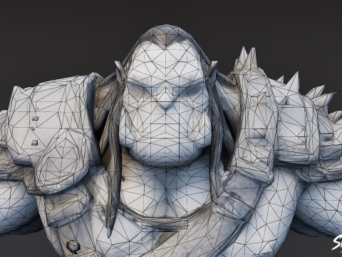 Ogre T-Pose Paketini Tamamla 3D Model