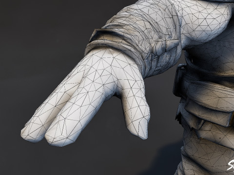 Ogre T-Pose Paketini Tamamla 3D Model