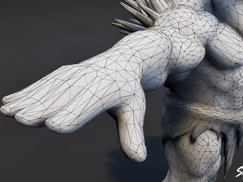 Ogre T-Pose Paketini Tamamla 3D Model