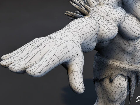 Complete Ogre T-Pose Pack 3D Model