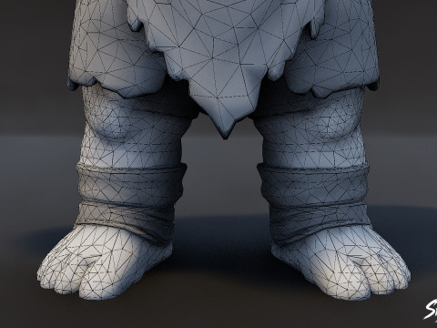 Pack T-Pose Enfant Ogre Modèle 3D