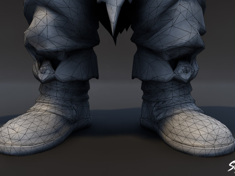 Paquete de pose T de ogro clásico Modelo 3D