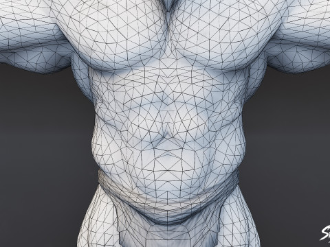 Feral Ogre V01 T-Pose Paketi 3D Model