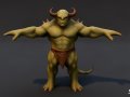 Feral Ogre V03 T-Pose Pack 3D Model