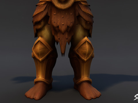 Рюкзак T-Pose King Ogre 3D Модель