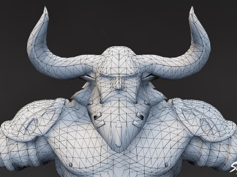 Рюкзак T-Pose King Ogre 3D Модель