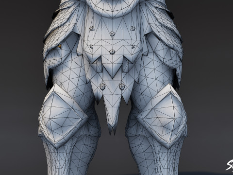 Рюкзак T-Pose King Ogre 3D Модель