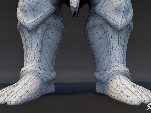 Рюкзак T-Pose King Ogre 3D Модель