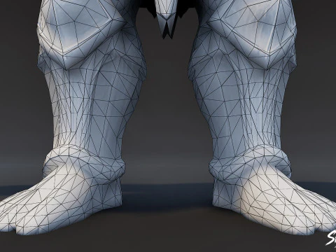 King Ogre T-Pose Pack 3D Model