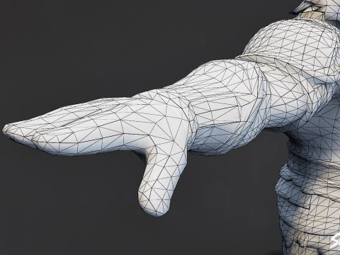 King Ogre T-Pose Pack 3D Model