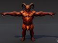 Magma Ogre T-Pose Pack 3D Model