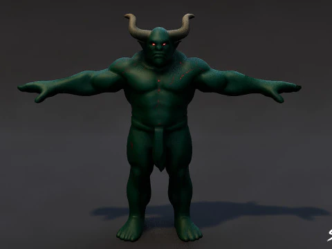 Pakiet pozycji T Shadow Ogre Model 3D