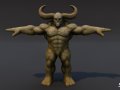 Stone Ogre T-Pose Pack 3D Model