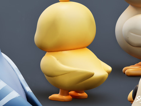 만화 새 플러시 팩 3D 모델