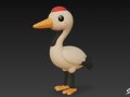 Cartoon Plush Crane 3D 모델