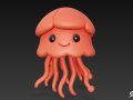 Cartoon Plush Jellyfish 3D मॉडल