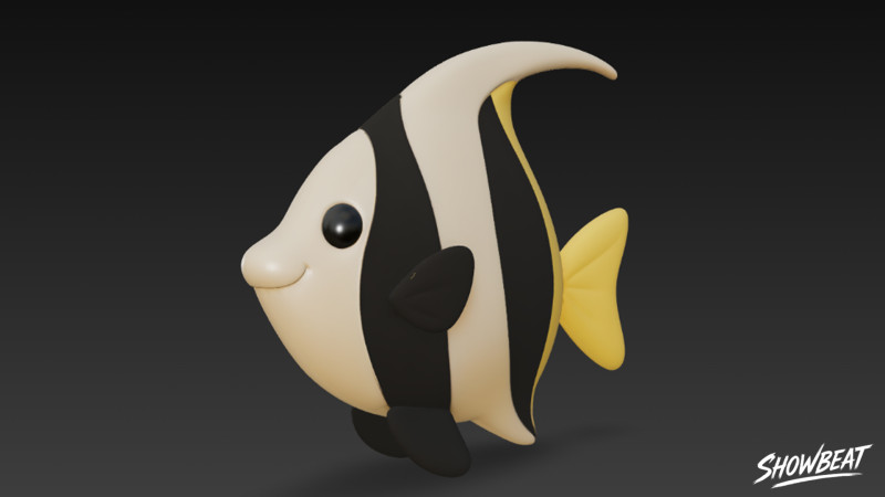 कार्टून आलीशान मूरिश 3D मॉडल .c4d .max .obj .3ds .fbx .stl .blend