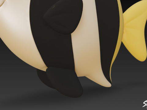 कार्टून आलीशान मूरिश 3D मॉडल