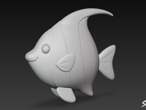 कार्टून आलीशान मूरिश 3D मॉडल