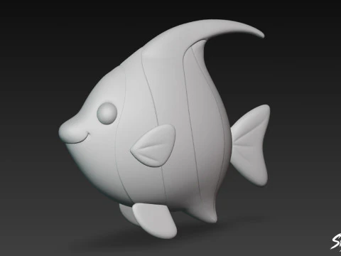 Cartoon Plush Moorish 3D Model