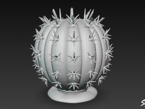 Kreskówka kaktus Model 3D