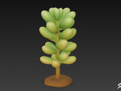 Dessin animé Sedum49994 Modèle 3D