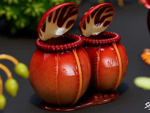 Мультфільм "Хижі рослини". 3D Модель