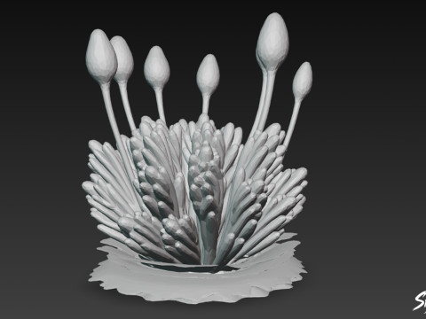 Мультяшный Брюм Серебристый 3D Модель