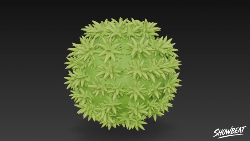 Karikatür Orthotrichum afin 3D Model .c4d .max .obj .3ds .fbx .stl .blend