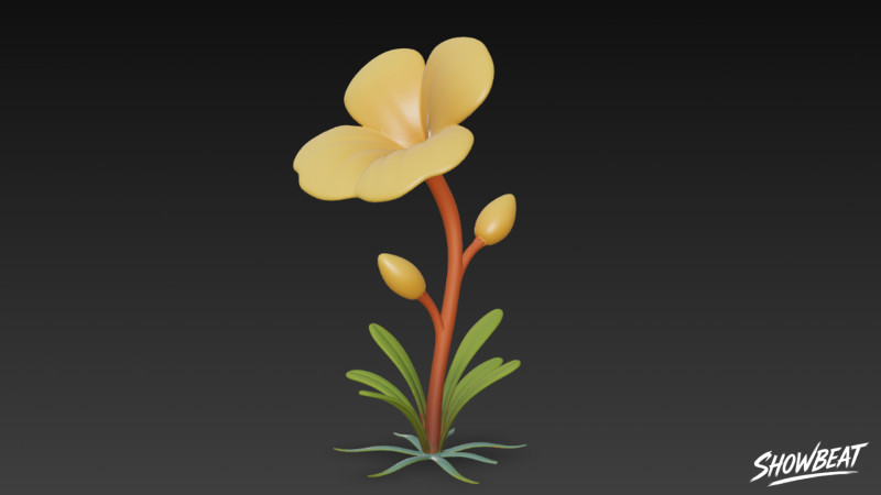 卡通狸藻 3D 模型 .c4d .max .obj .3ds .fbx .stl .blend 