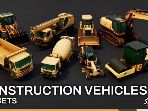 工程车辆包 3D 模型