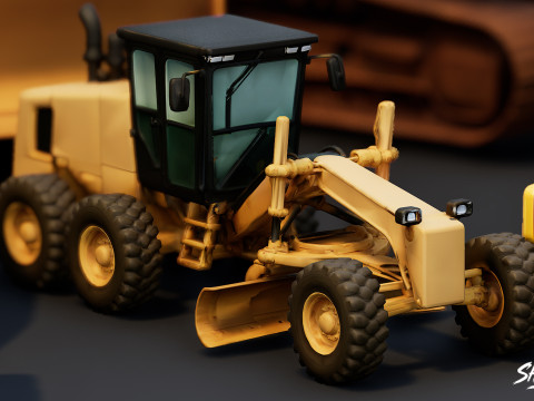 Pacchetto veicoli da costruzione Modello 3D