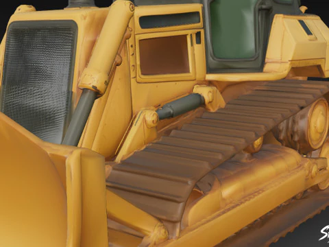 Bulldozer 3D Model