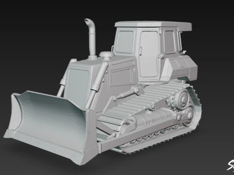Bulldozer 3D Model