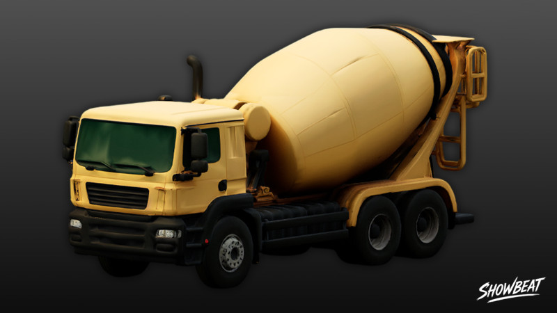 Autobetoniera Modello 3D .c4d .max .obj .3ds .fbx .stl .blend