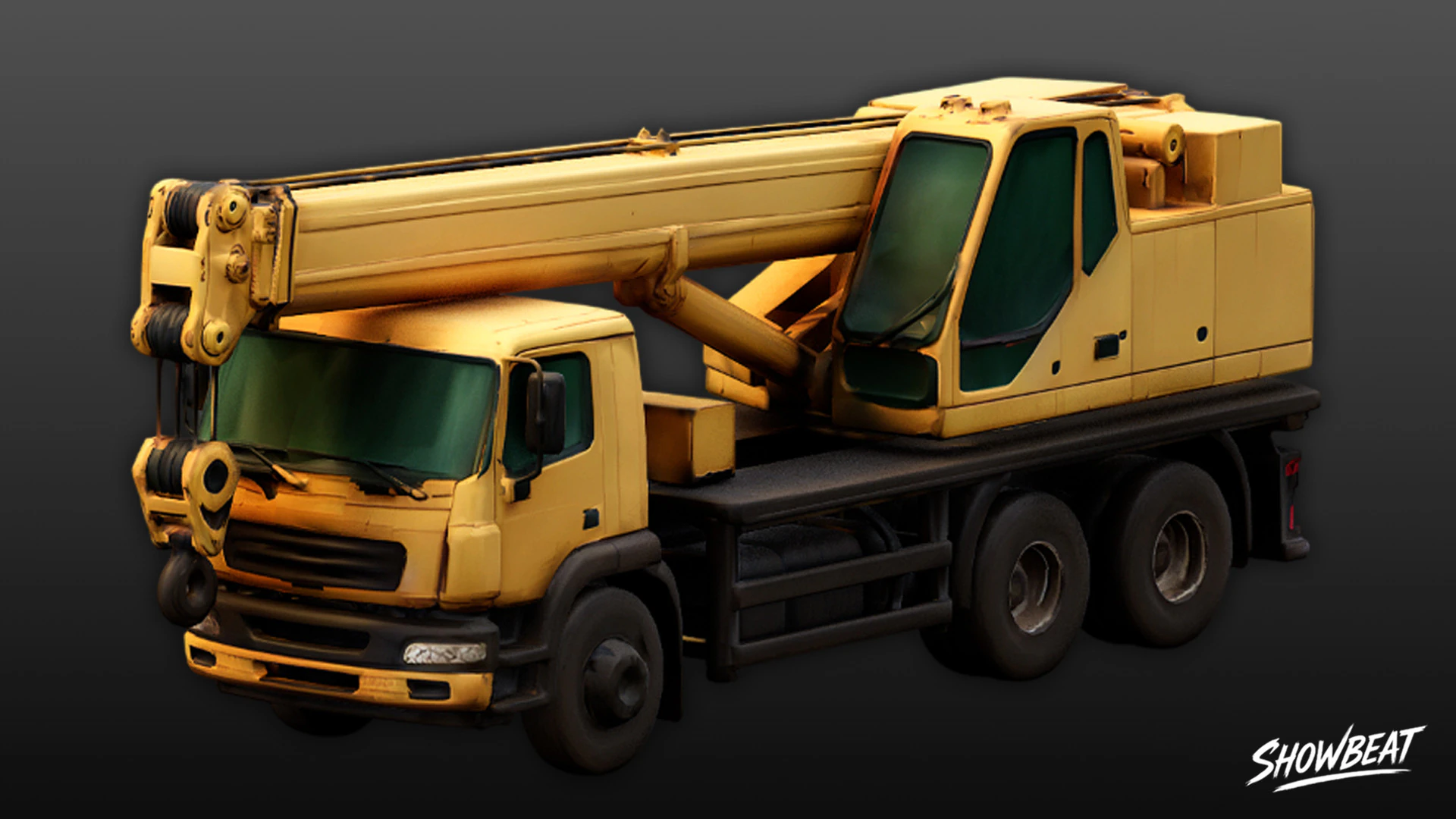 Crane 3D Model .c4d .max .obj .3ds .fbx .stl .blend 