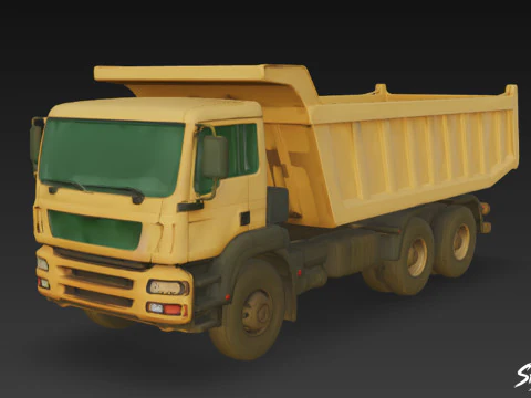 Dump Truck 3D Model