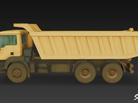 Dump Truck 3D Model