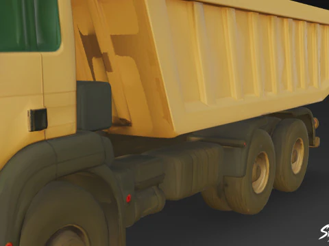 Dump Truck 3D Model
