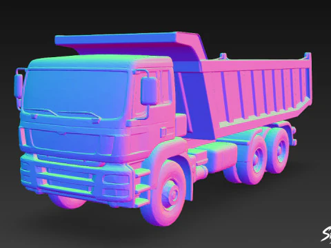 Dump Truck 3D Model