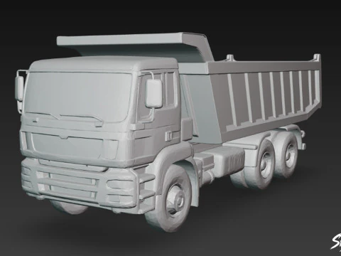 Dump Truck 3D Model