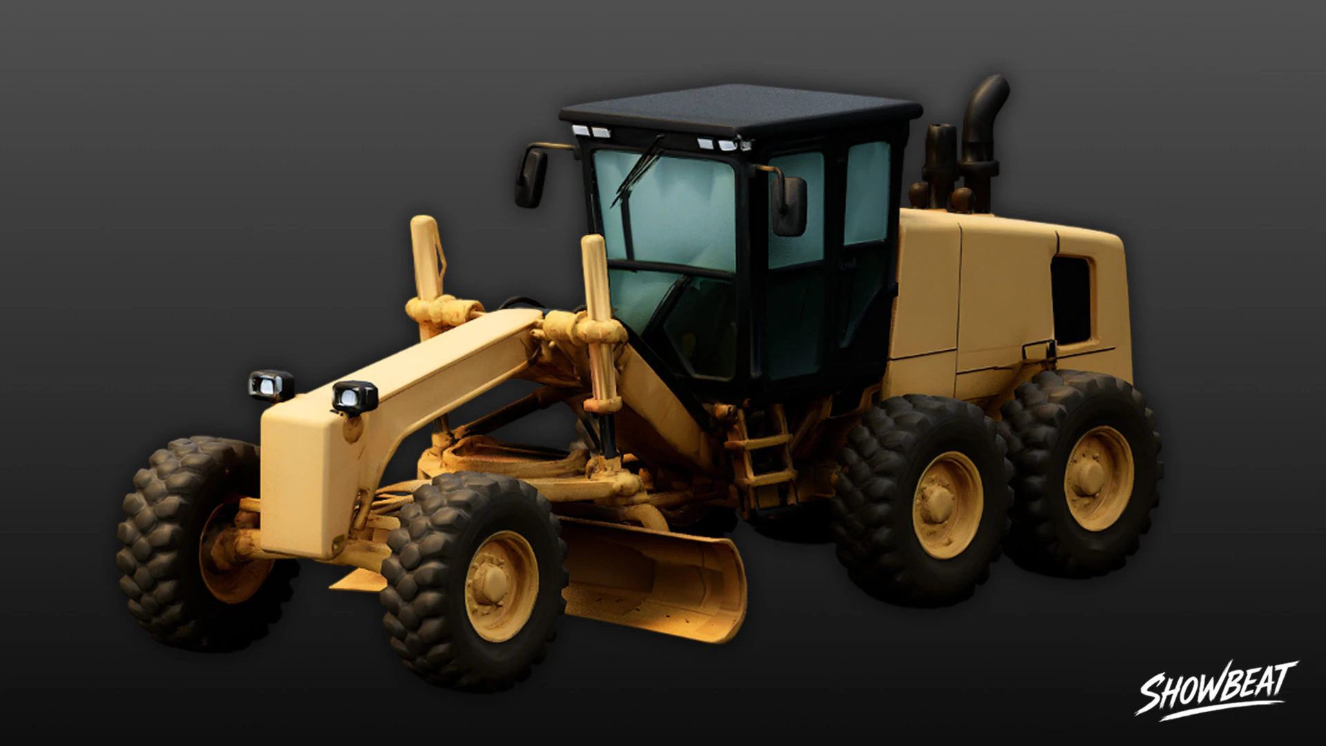 Grader 3D Model .c4d .max .obj .3ds .fbx .stl .blend 